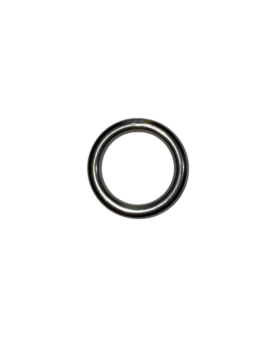 316L 10x50mm Stainless Steel Rappel Ring